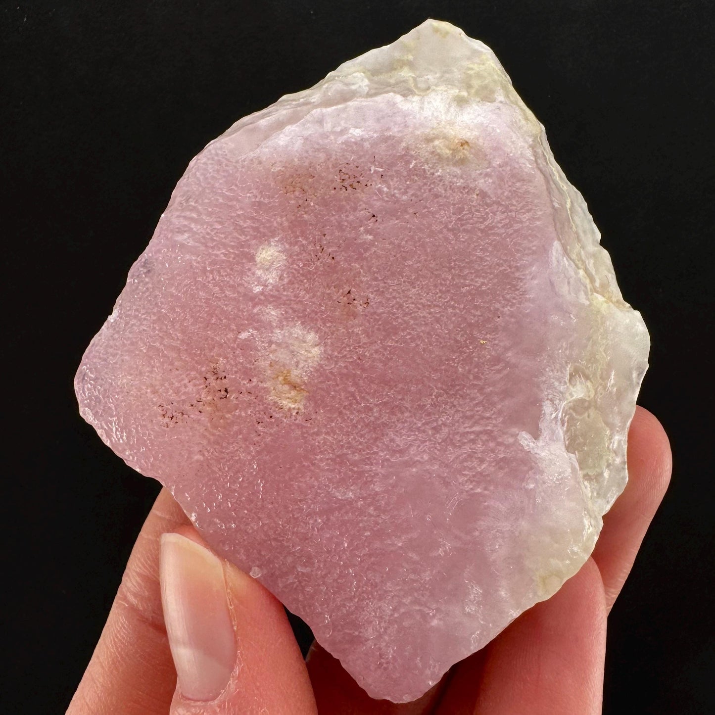 Pink Aragonite | natural crystal cluster, mineral specimen