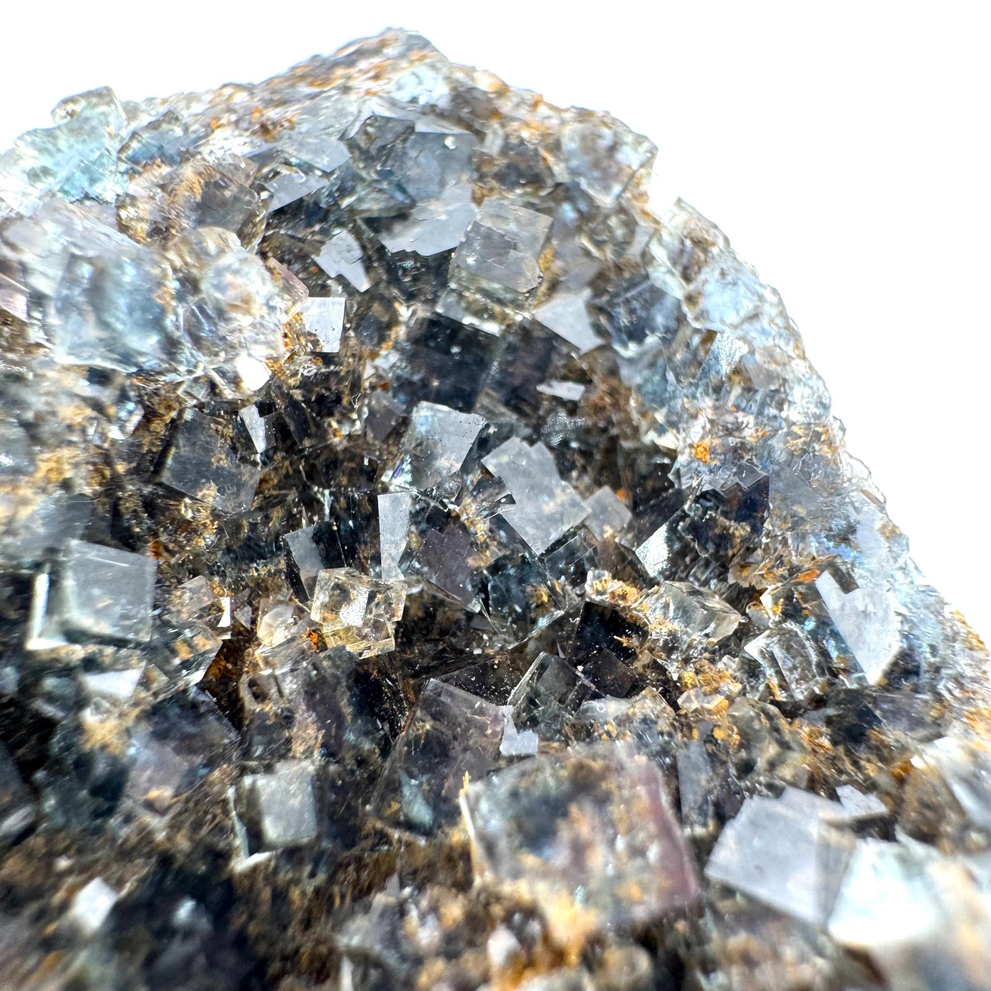 Okorusu Fluorite | blue crystal cluster, mineral specimen from Namibia