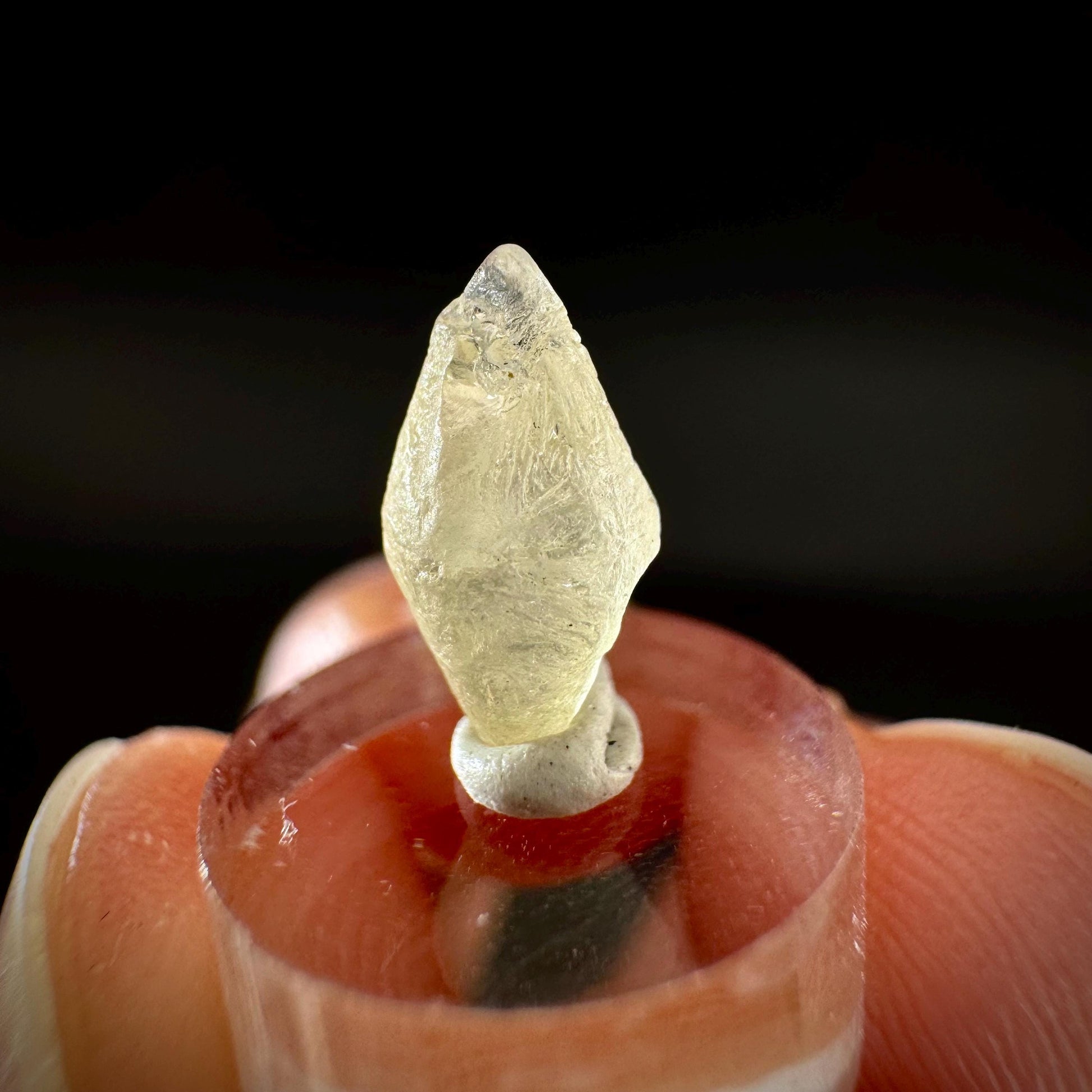 Ceylon Sapphire | natural yellow crystal, uncut raw sapphire, mineral specimen from Sri Lanka