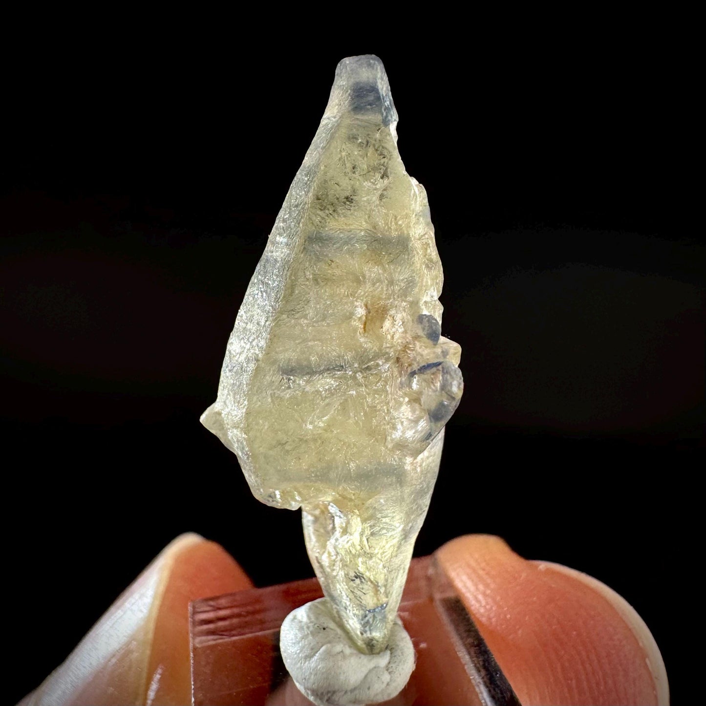 Ceylon Sapphire | natural bi-color blue crystal, uncut raw sapphire, mineral specimen from Sri Lanka