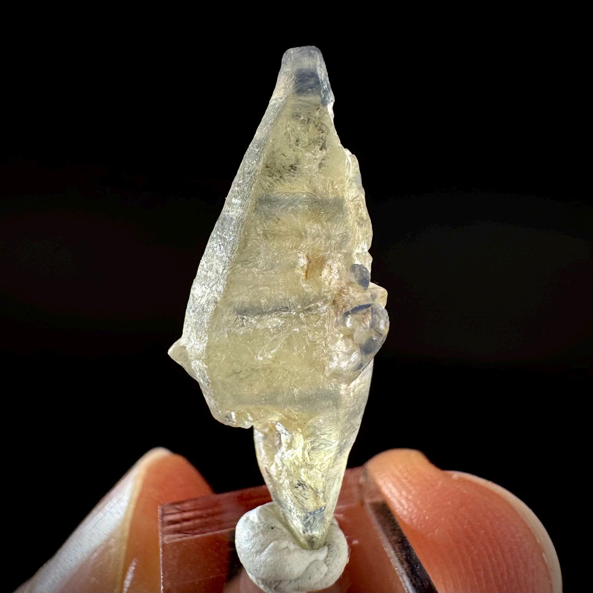 Ceylon Sapphire | natural bi-color blue crystal, uncut raw sapphire, mineral specimen from Sri Lanka