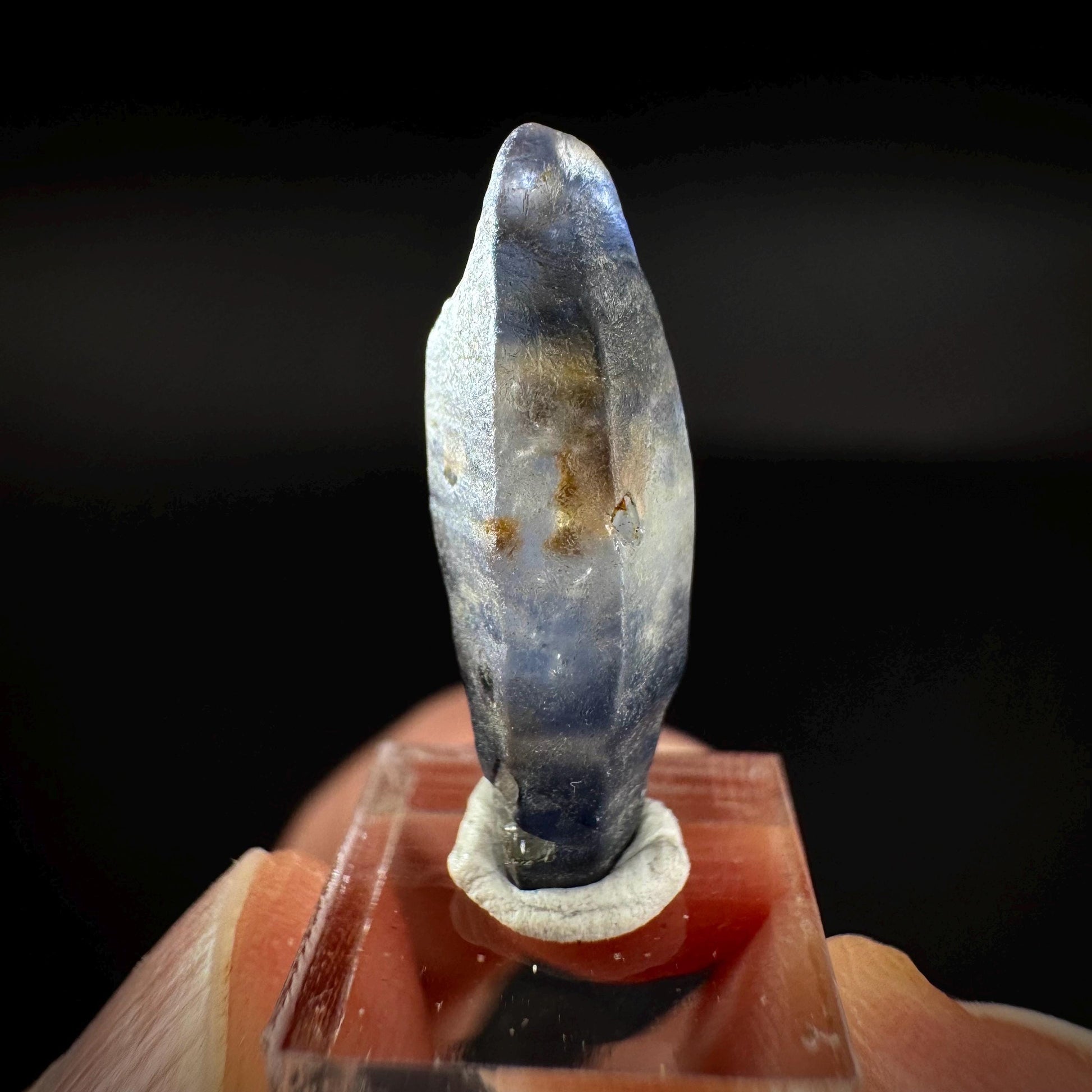 Ceylon Sapphire | natural blue crystal, uncut raw sapphire, mineral specimen from Sri Lanka