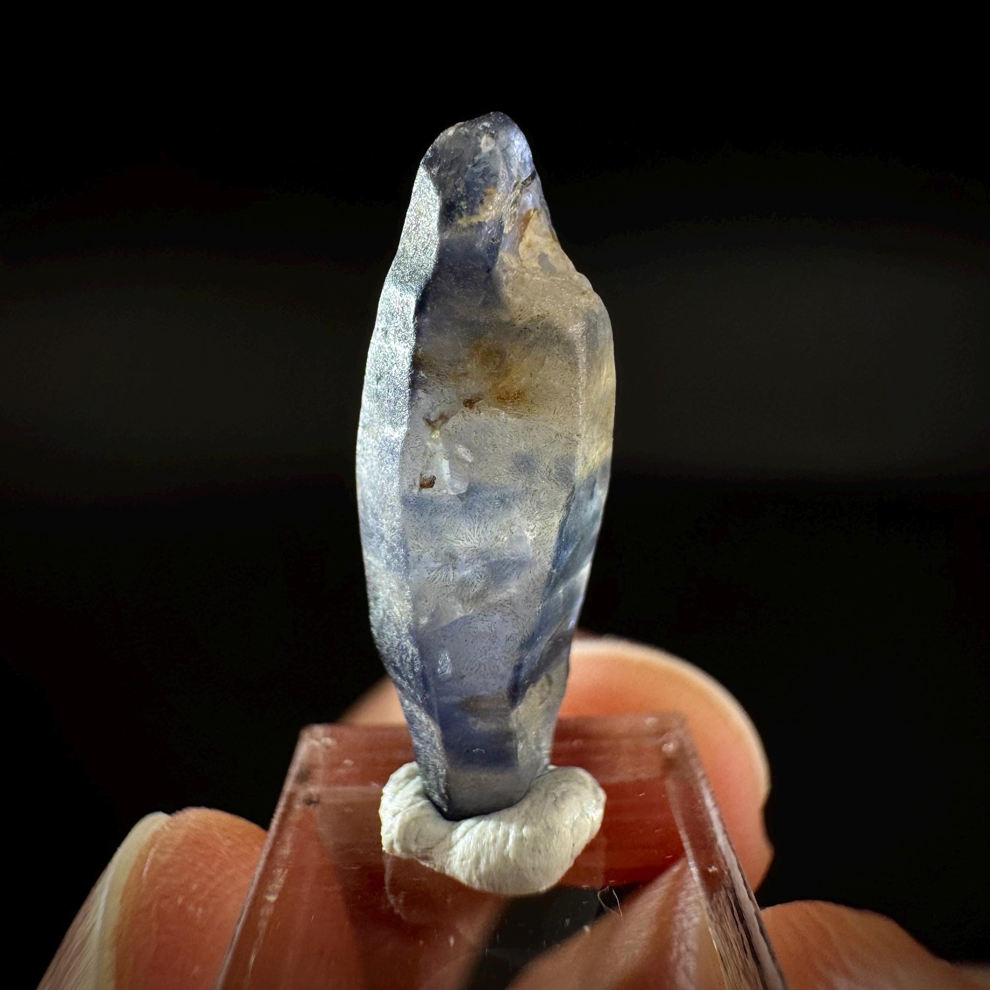 Ceylon Sapphire | natural blue crystal, uncut raw sapphire, mineral specimen from Sri Lanka