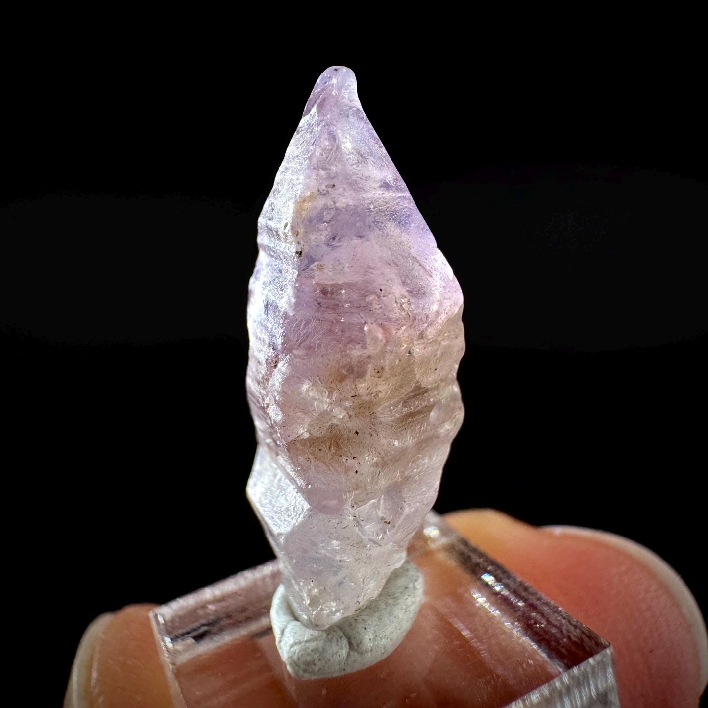 Ceylon Sapphire | natural lilac crystal, uncut raw sapphire, mineral specimen from Sri Lanka