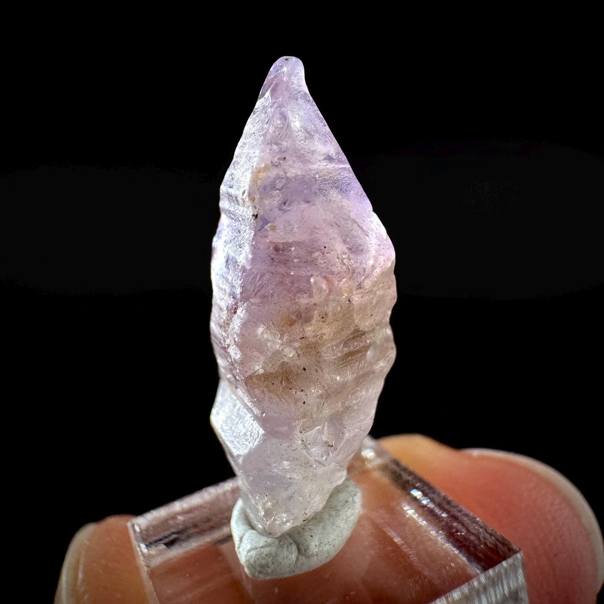 Ceylon Sapphire | natural lilac crystal, uncut raw sapphire, mineral specimen from Sri Lanka