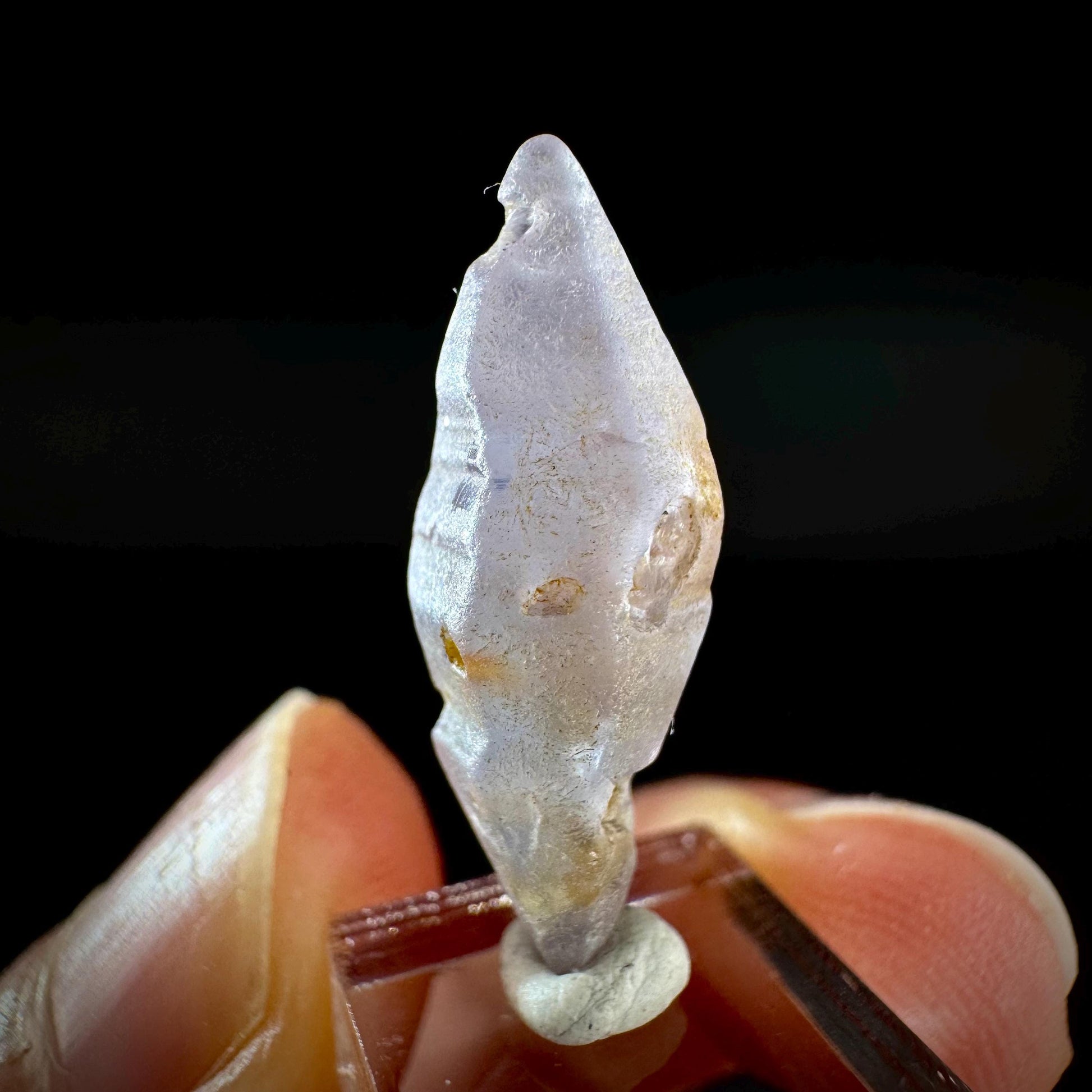 Ceylon Sapphire | natural lilac crystal, uncut raw sapphire, mineral specimen from Sri Lanka