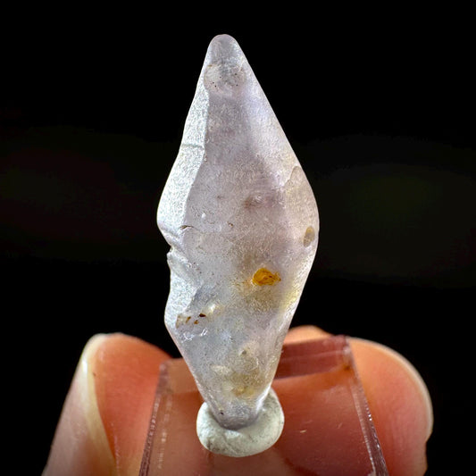 Ceylon Sapphire | natural lilac crystal, uncut raw sapphire, mineral specimen from Sri Lanka