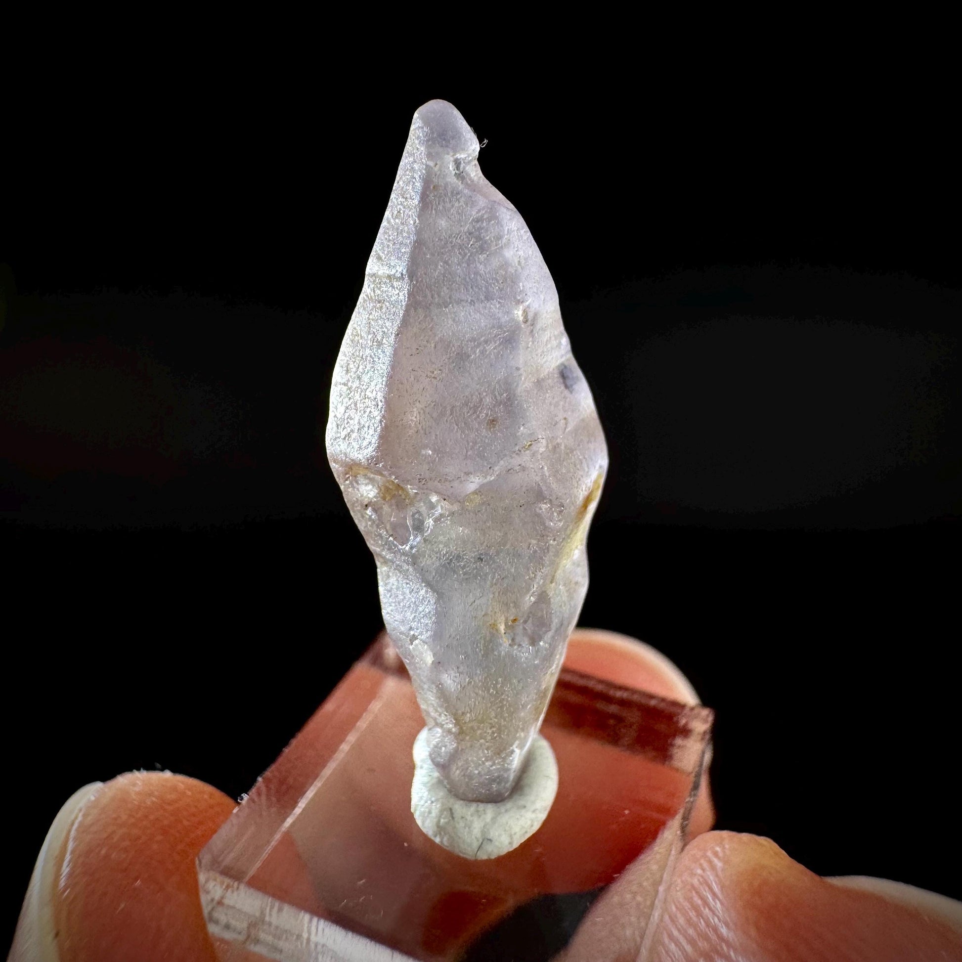 Ceylon Sapphire | natural lilac crystal, uncut raw sapphire, mineral specimen from Sri Lanka