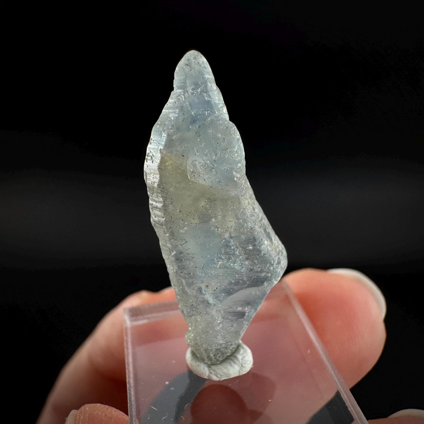 Ceylon Sapphire | natural blue crystal, uncut raw sapphire, mineral specimen from Sri Lanka