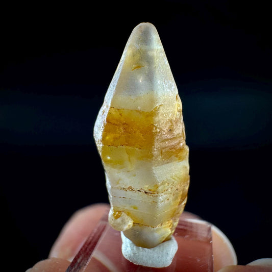 Ceylon Sapphire | natural yellow crystal, uncut raw sapphire, mineral specimen from Sri Lanka