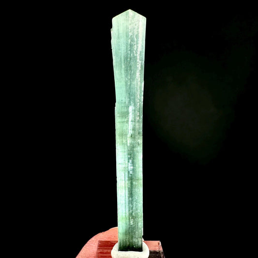 Indicolite Tourmaline Crystal | Natural Blue-Green Mineral Specimen from Pakistan