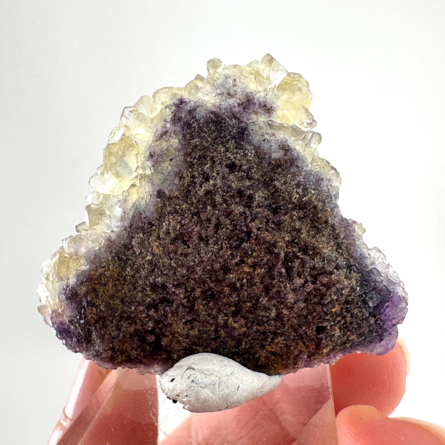 Okorusu Fluorite | “Honey Pocket” yellow crystal cluster, mineral specimen from Namibia