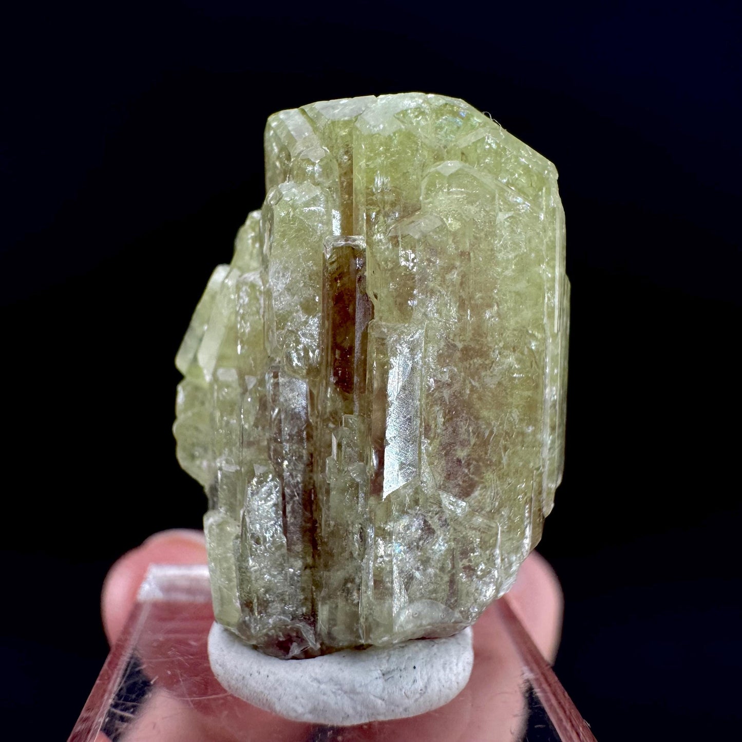 Vesuvianite (Canada) | green & purple crystal, rare mineral specimen