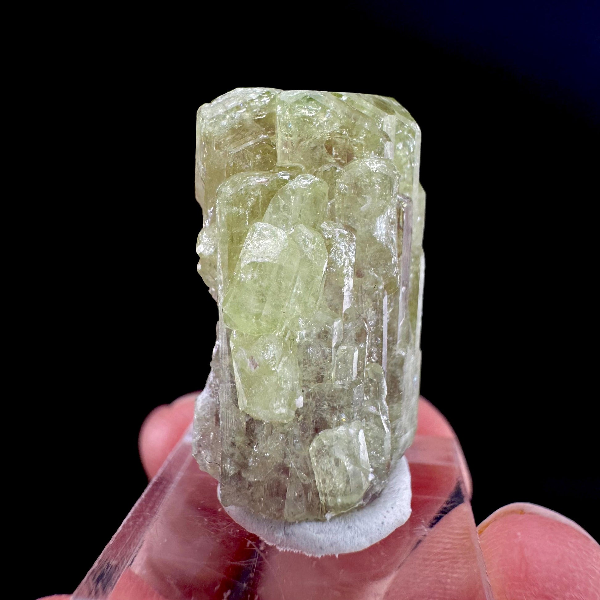 Vesuvianite (Canada) | green & purple crystal, rare mineral specimen