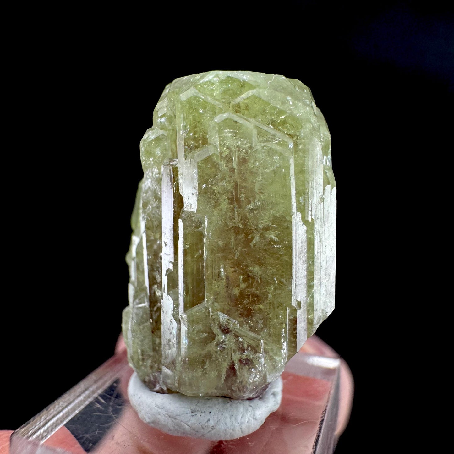Vesuvianite (Canada) | green & purple crystal, rare mineral specimen