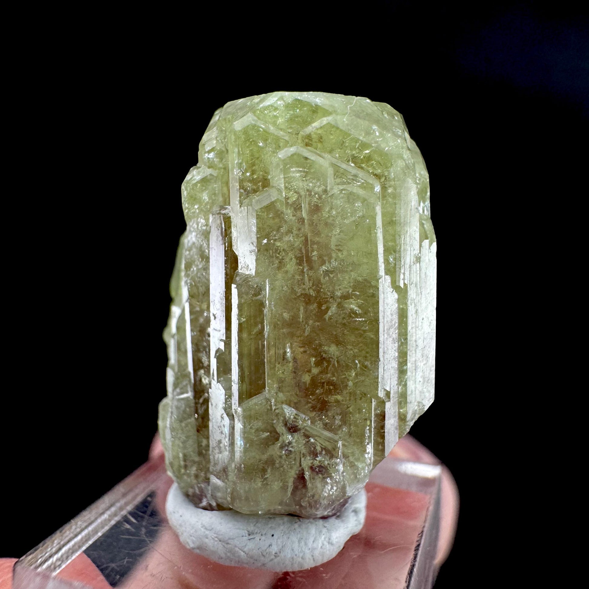 Vesuvianite (Canada) | green & purple crystal, rare mineral specimen