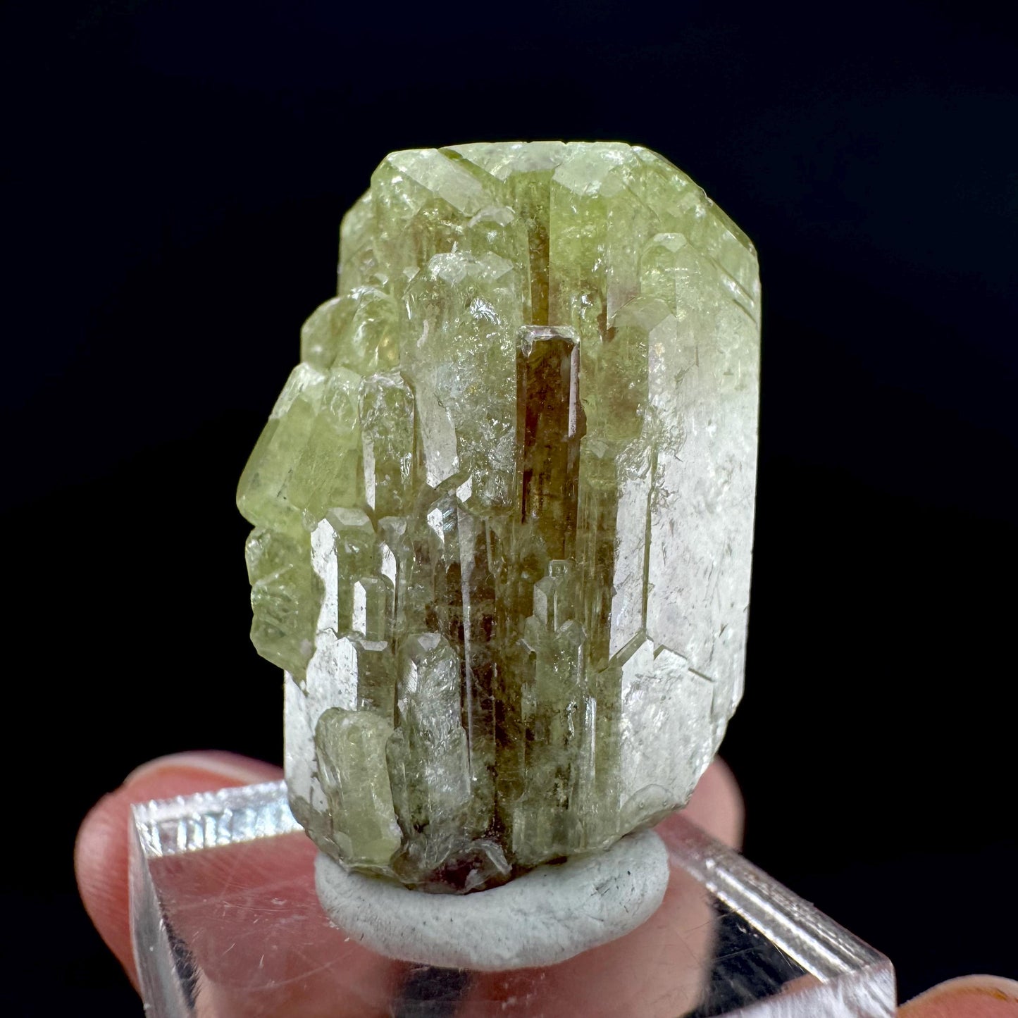 Vesuvianite (Canada) | green & purple crystal, rare mineral specimen
