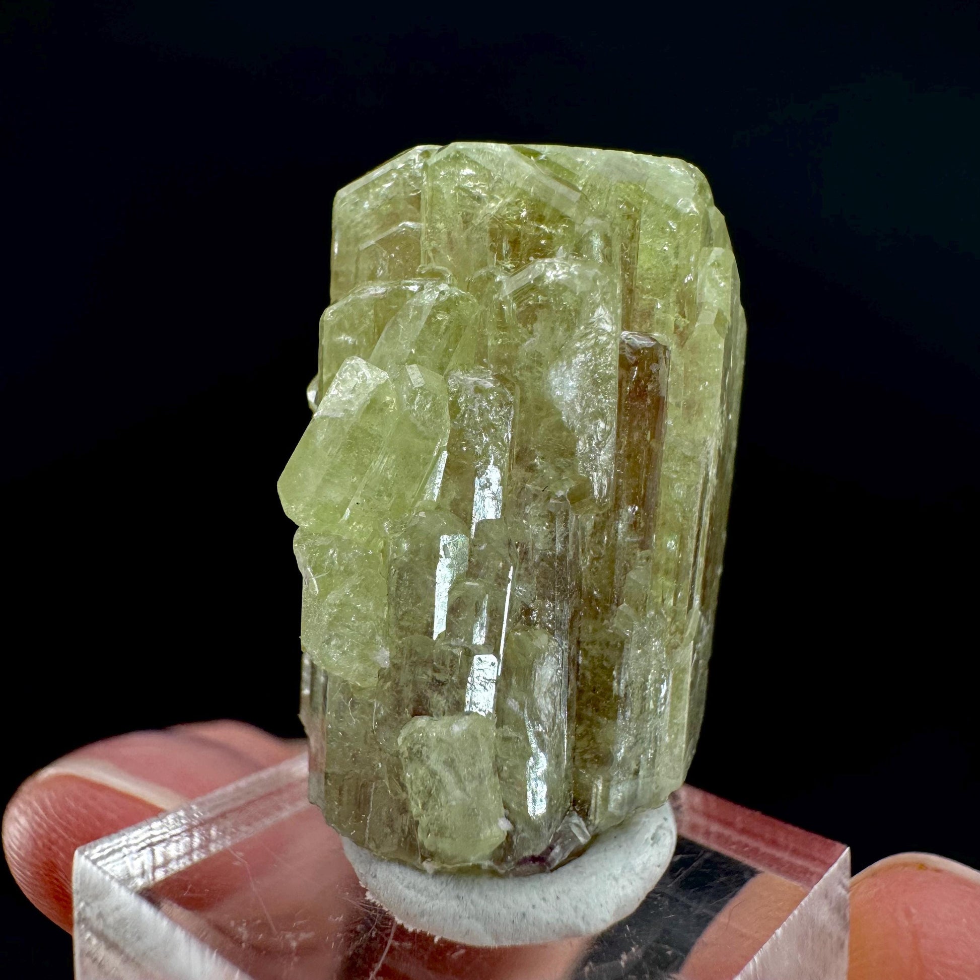 Vesuvianite (Canada) | green & purple crystal, rare mineral specimen