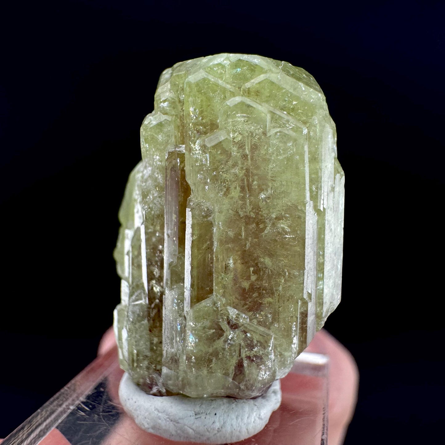 Vesuvianite (Canada) | green & purple crystal, rare mineral specimen