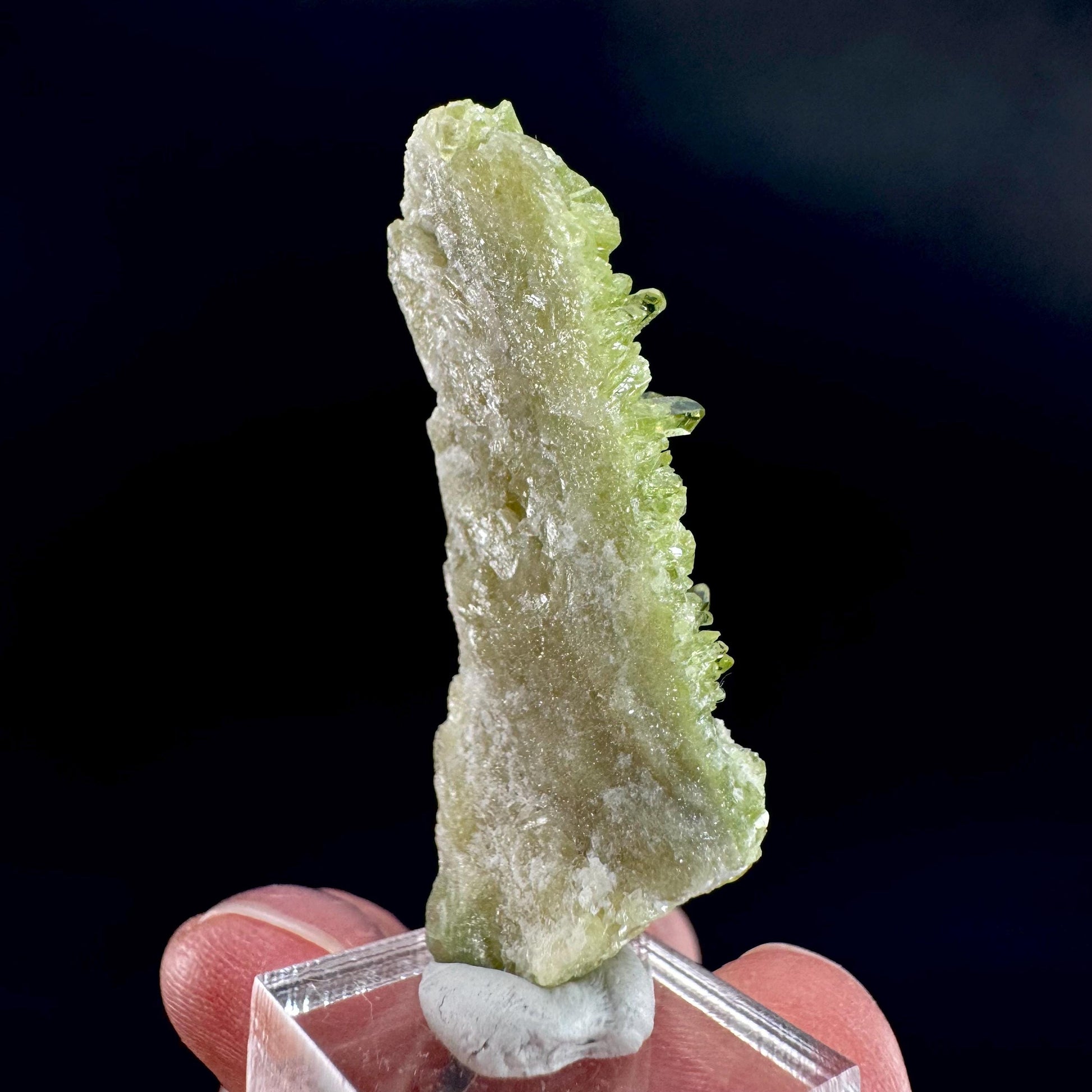 Vesuvianite (Canada) | green crystal, rare mineral specimen