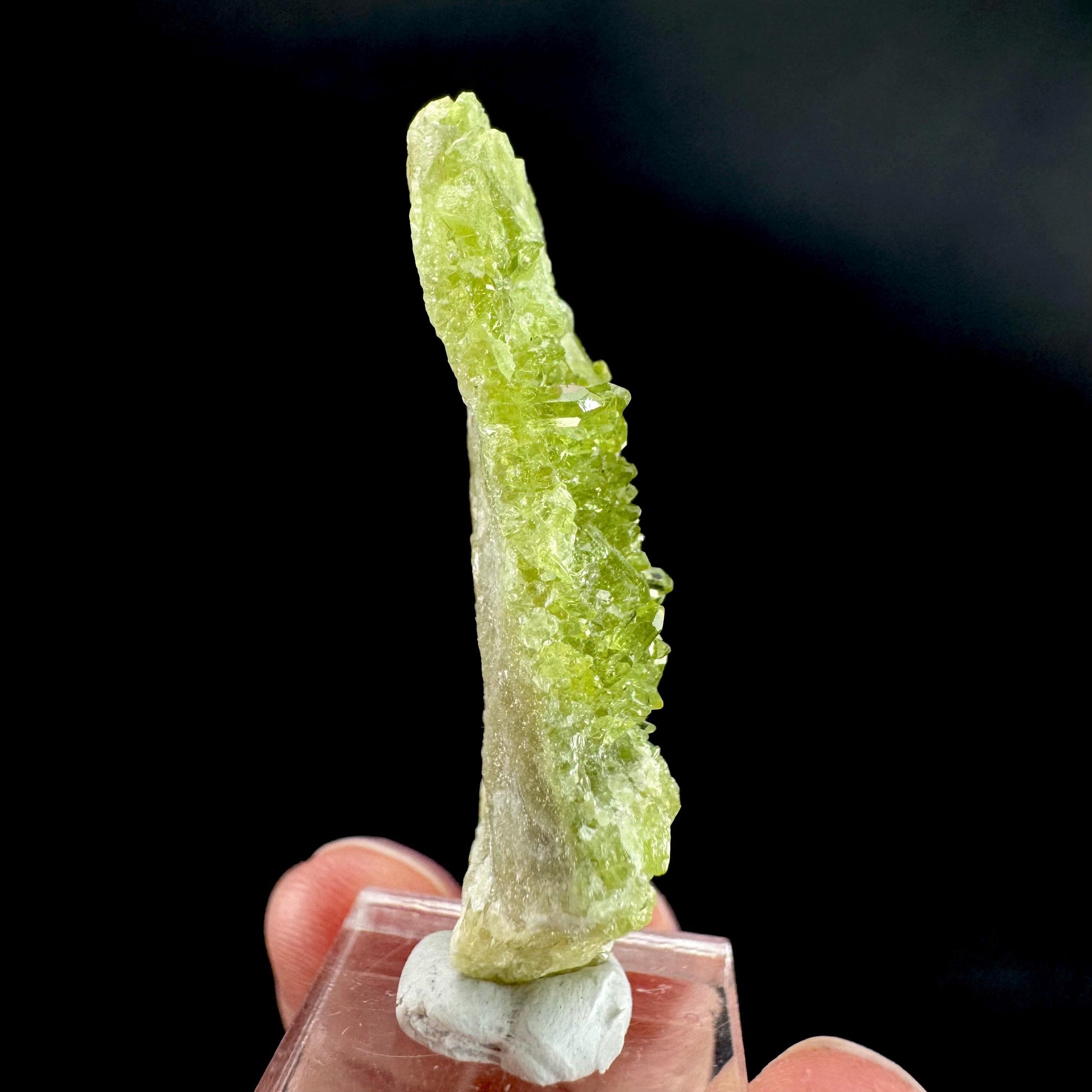 Vesuvianite (Canada) | green crystal, rare mineral specimen