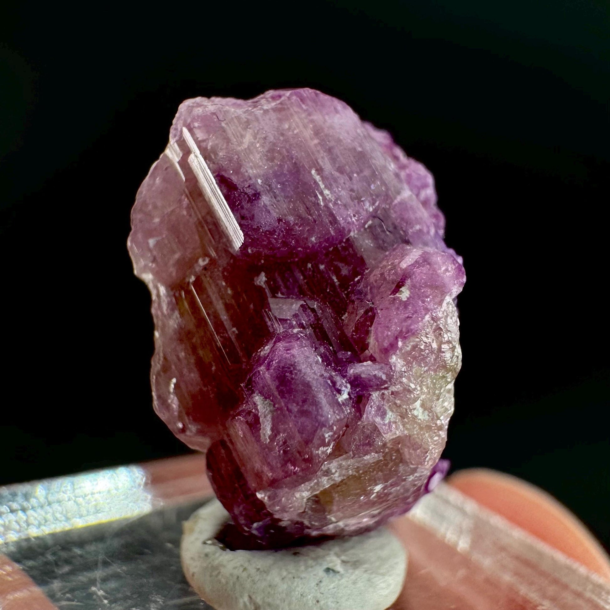 Vesuvianite (Canada) | purple crystal, rare mineral specimen