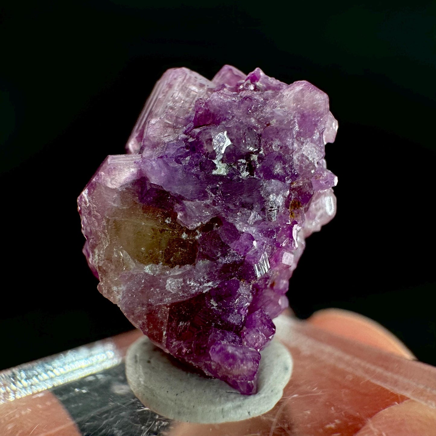 Vesuvianite (Canada) | purple crystal, rare mineral specimen