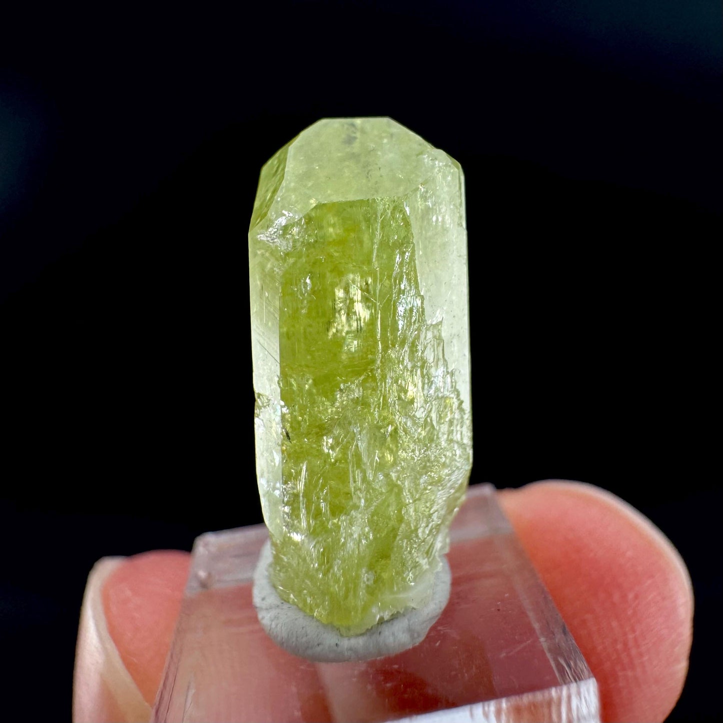 Vesuvianite (Canada) | green crystal, rare mineral specimen