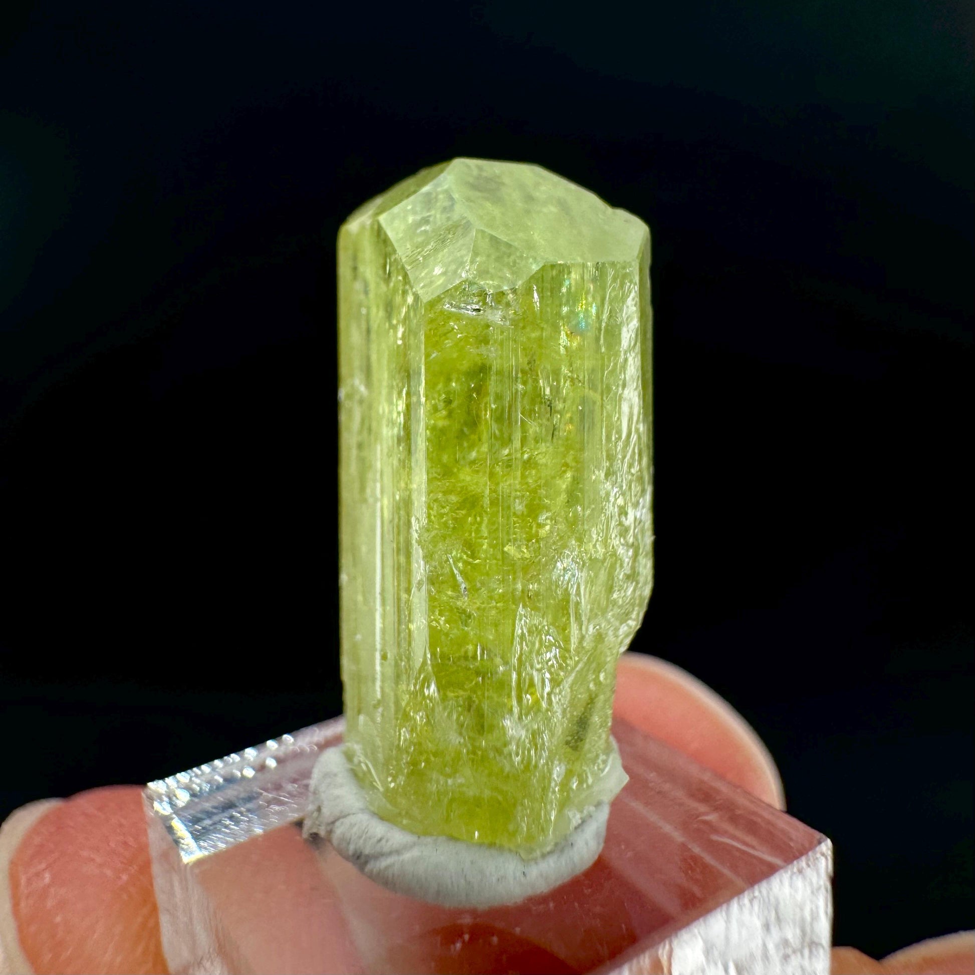 Vesuvianite (Canada) | green crystal, rare mineral specimen