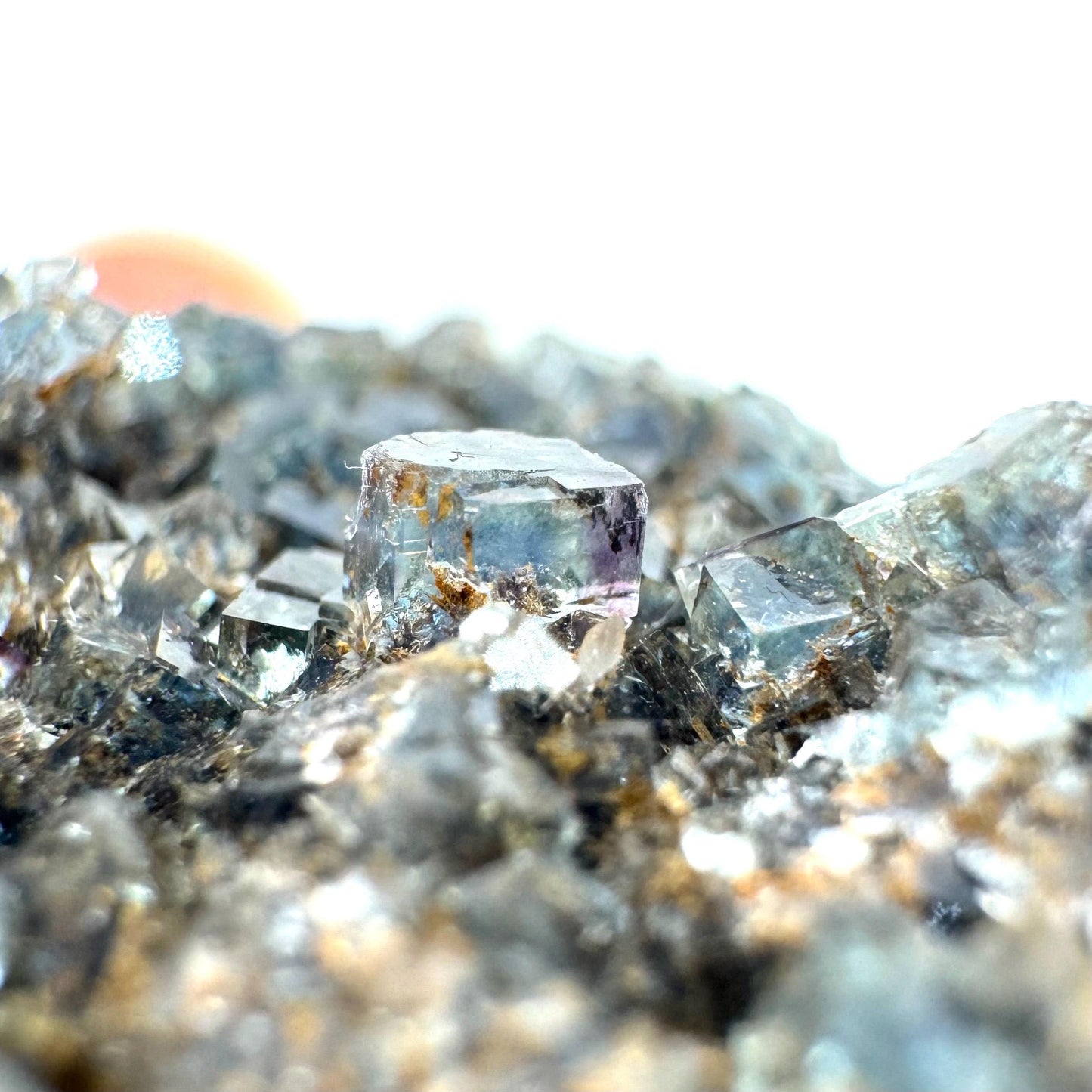 Okorusu Fluorite | blue crystal cluster, mineral specimen from Namibia