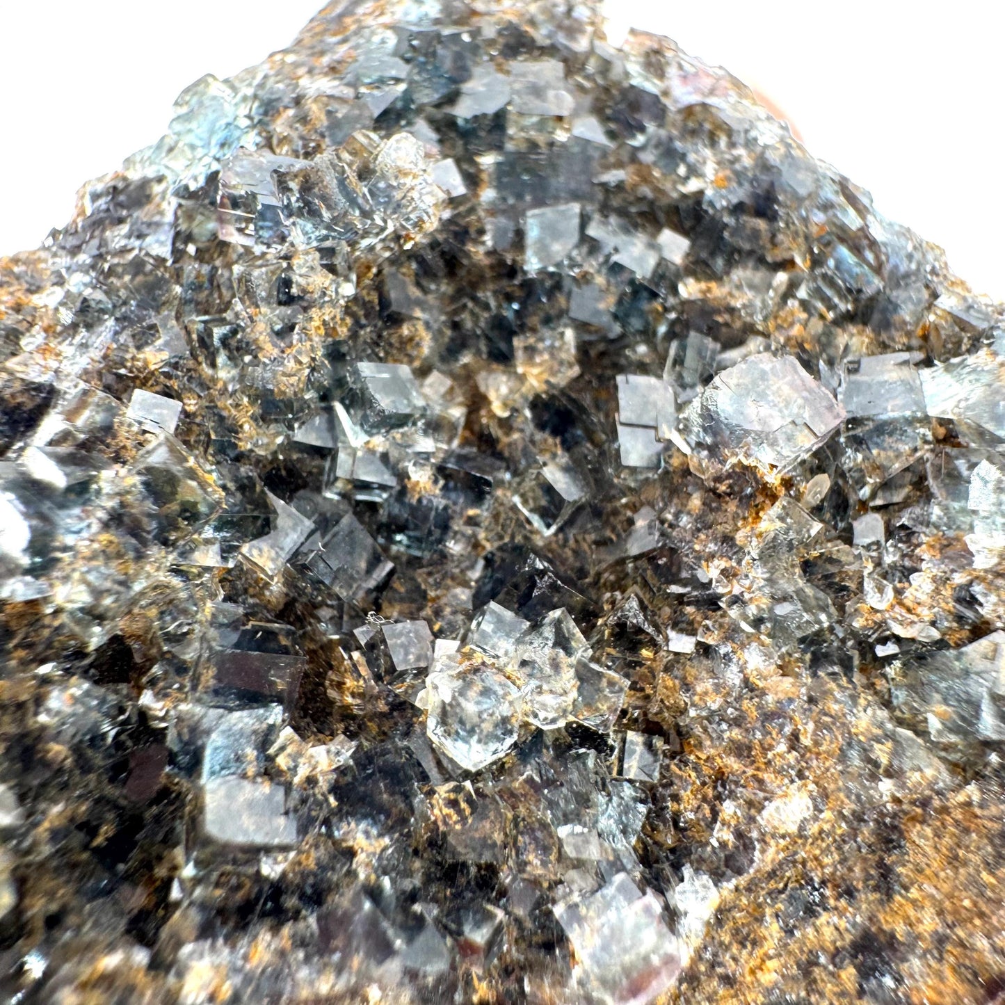 Okorusu Fluorite | blue crystal cluster, mineral specimen from Namibia