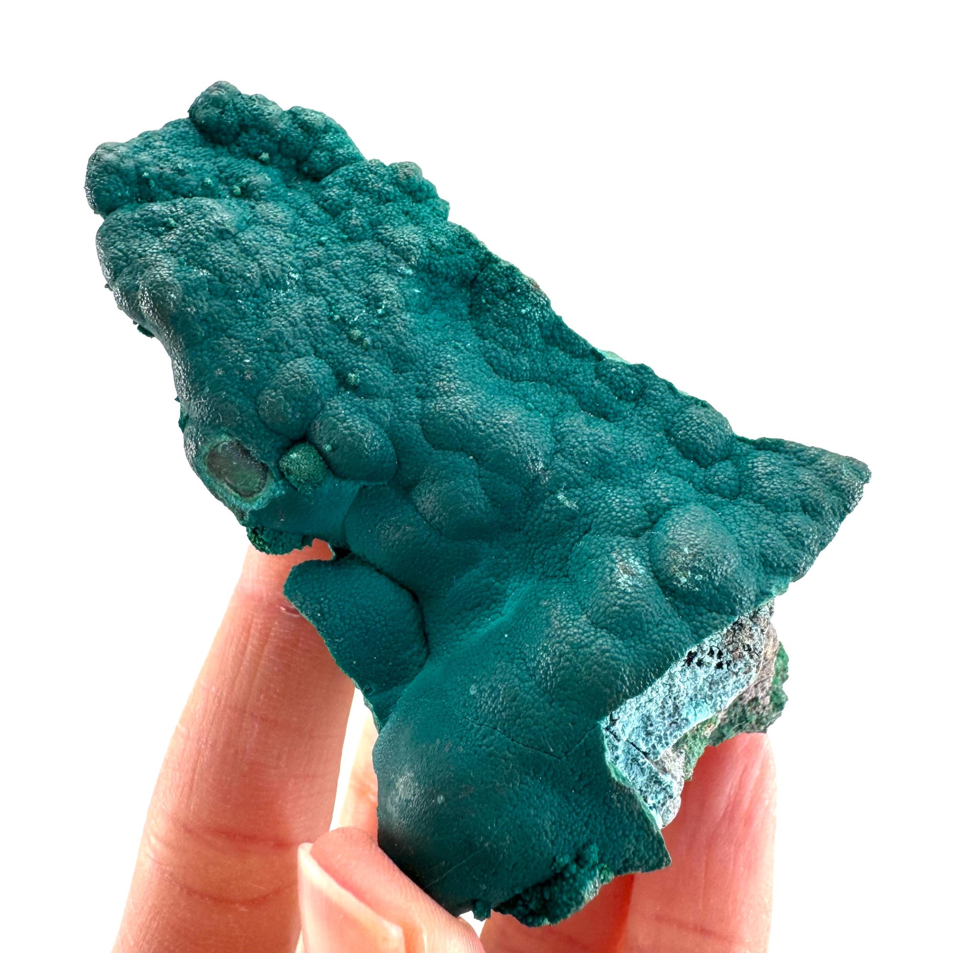 Malachite & Chrysocolla | raw green-blue crystal cluster, mineral specimen