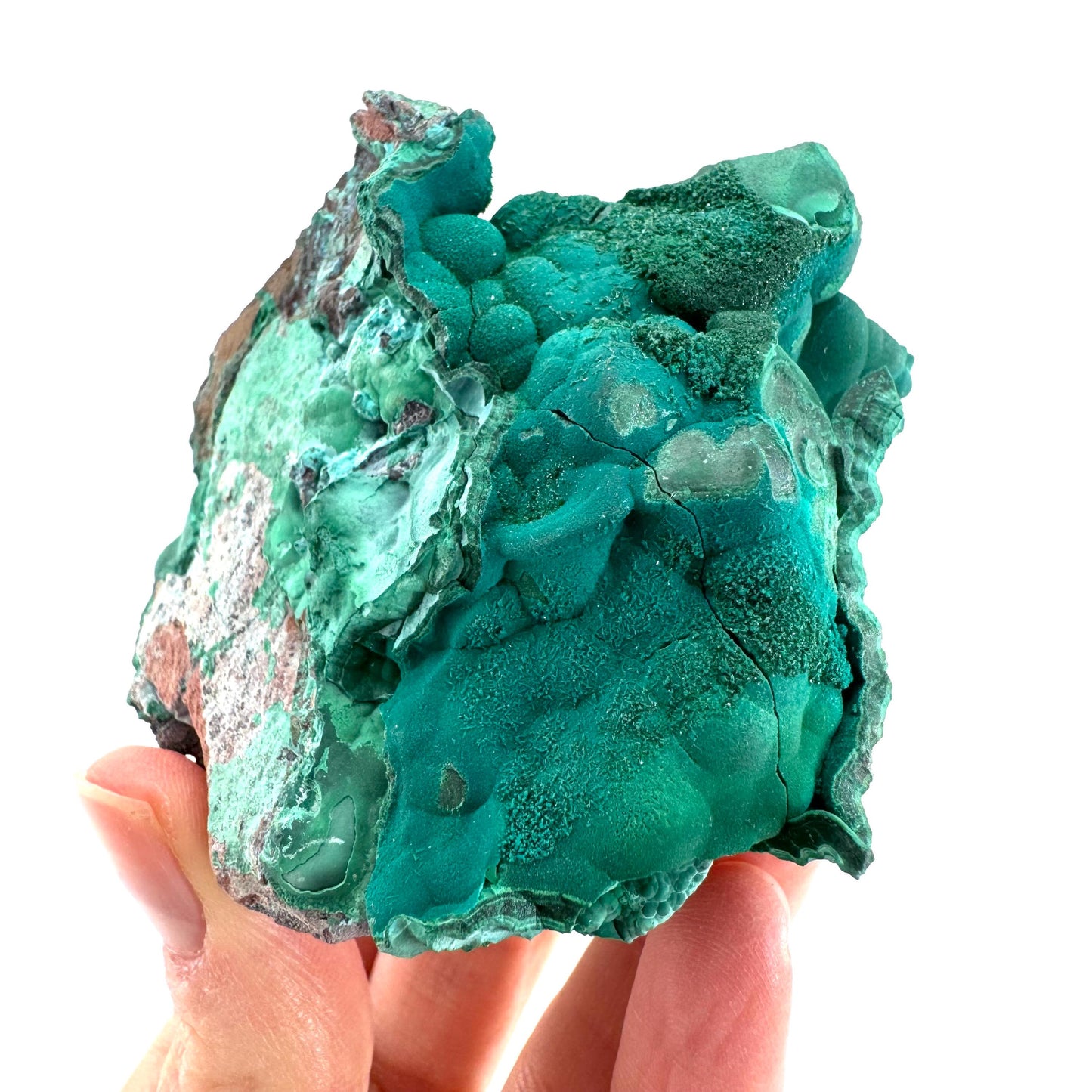 Malachite & Chrysocolla | raw green-blue crystal cluster, mineral specimen