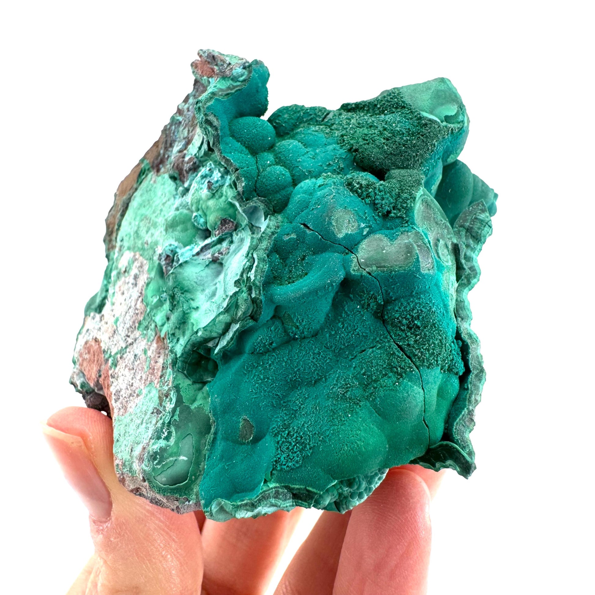 Malachite & Chrysocolla | raw green-blue crystal cluster, mineral specimen