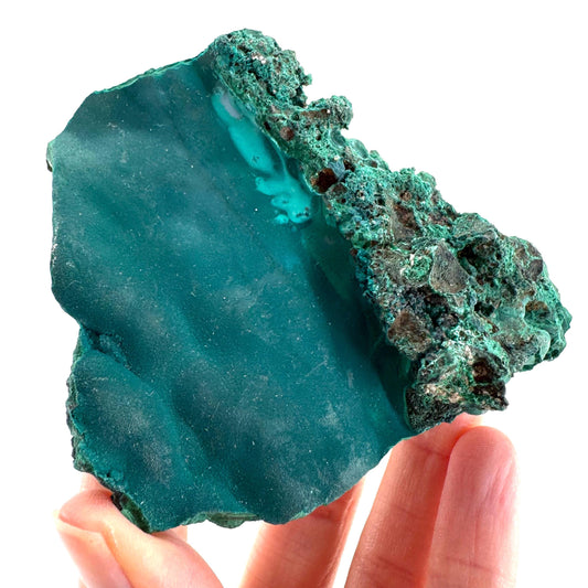 Malachite & Chrysocolla | raw green-blue crystal cluster, mineral specimen