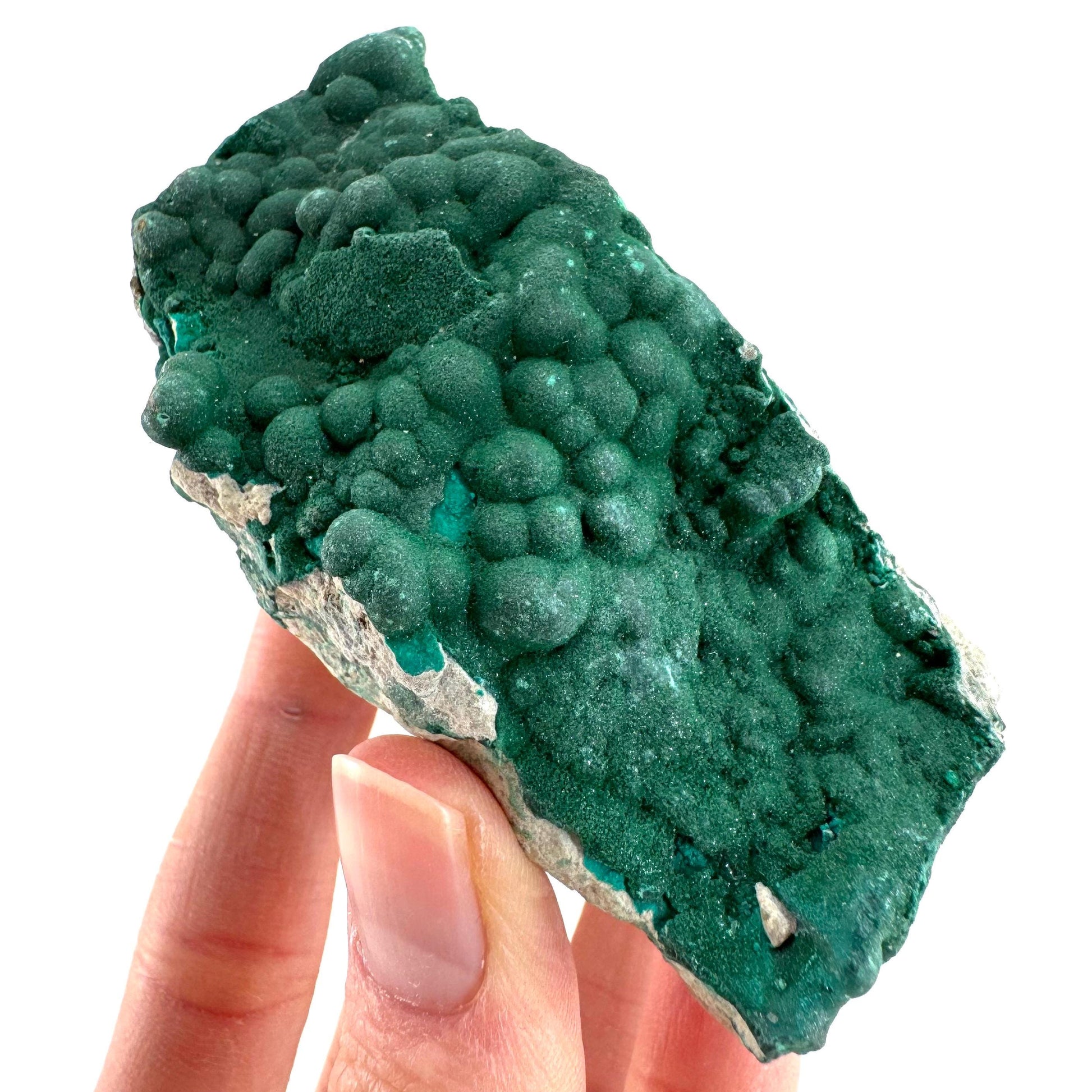 Botryoidal Malachite | raw green crystal, mineral specimen