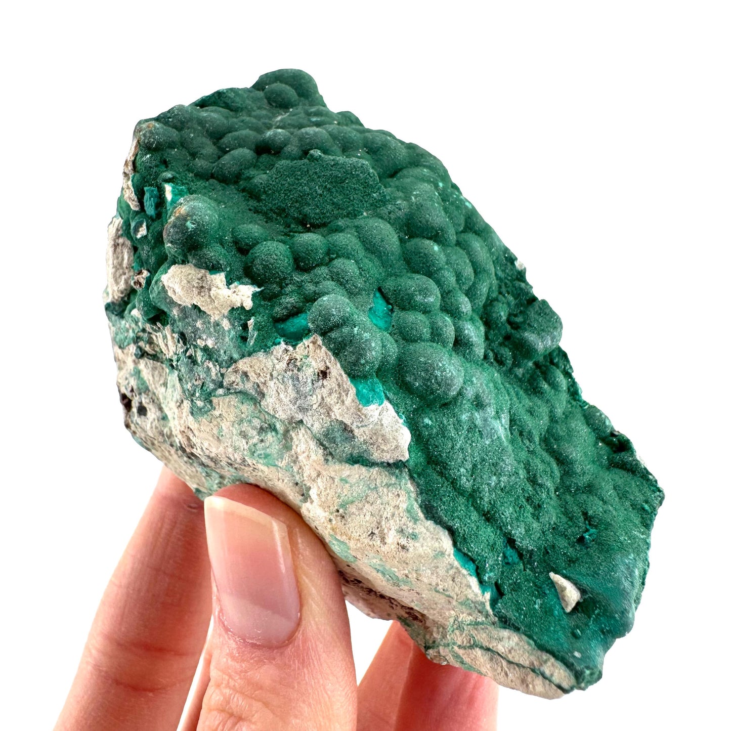Botryoidal Malachite | raw green crystal, mineral specimen