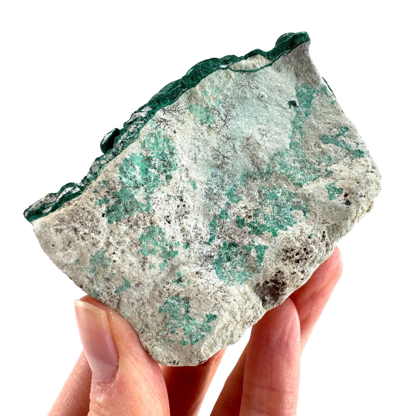 Botryoidal Malachite | raw green crystal, mineral specimen