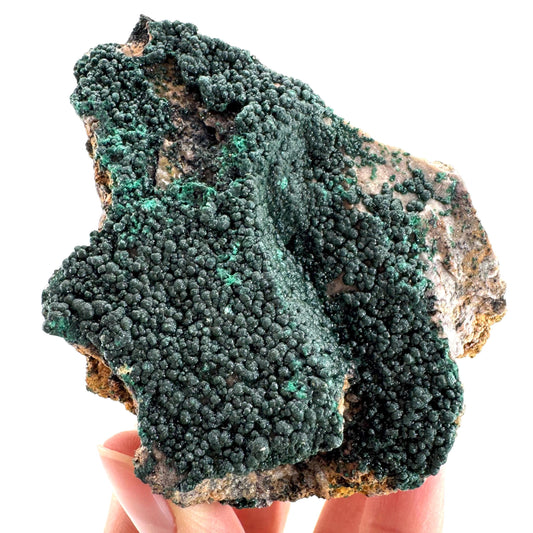 Botryoidal Malachite | raw green crystal, mineral specimen