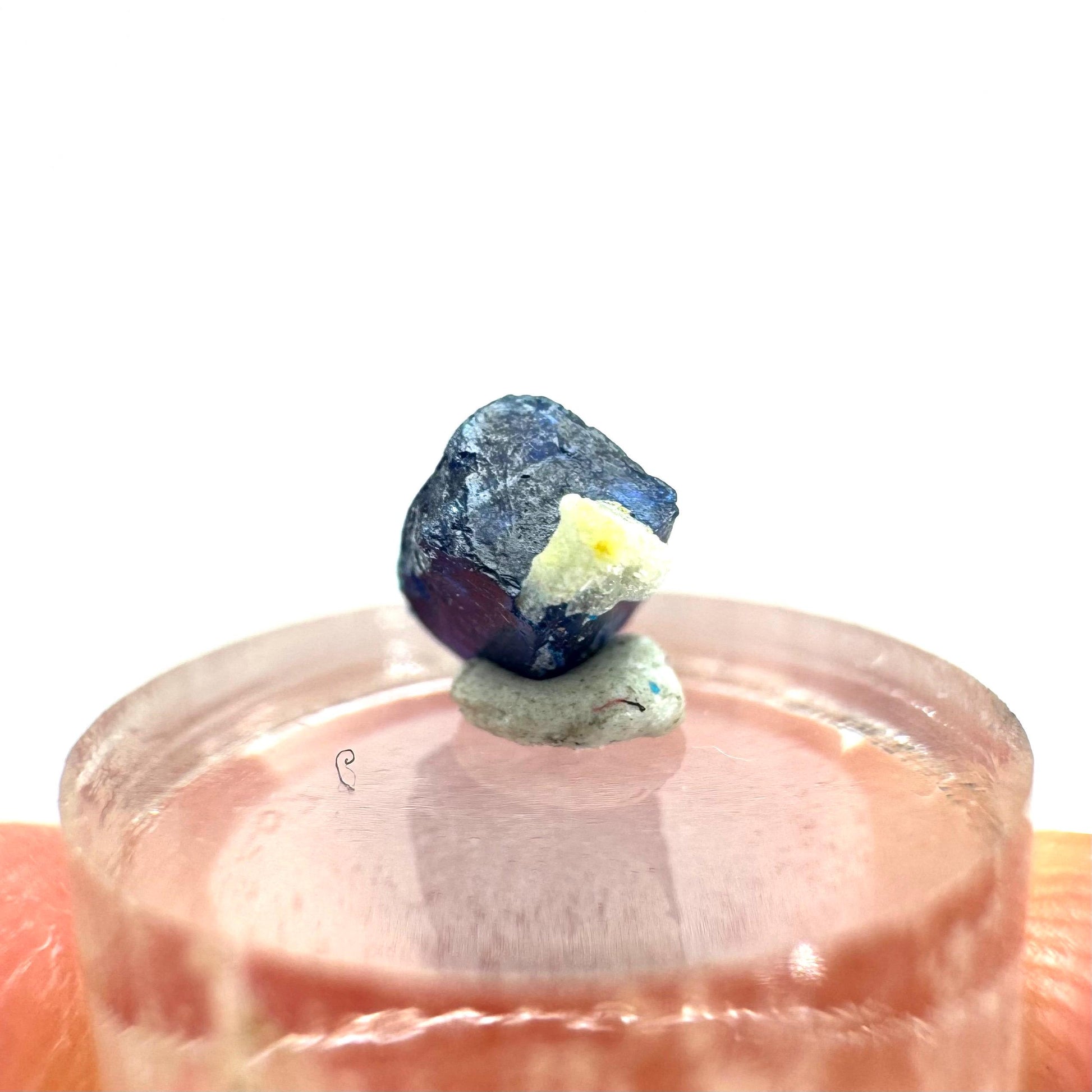 Boleite | blue cube crystal, tiny rare mineral specimen from Mexico
