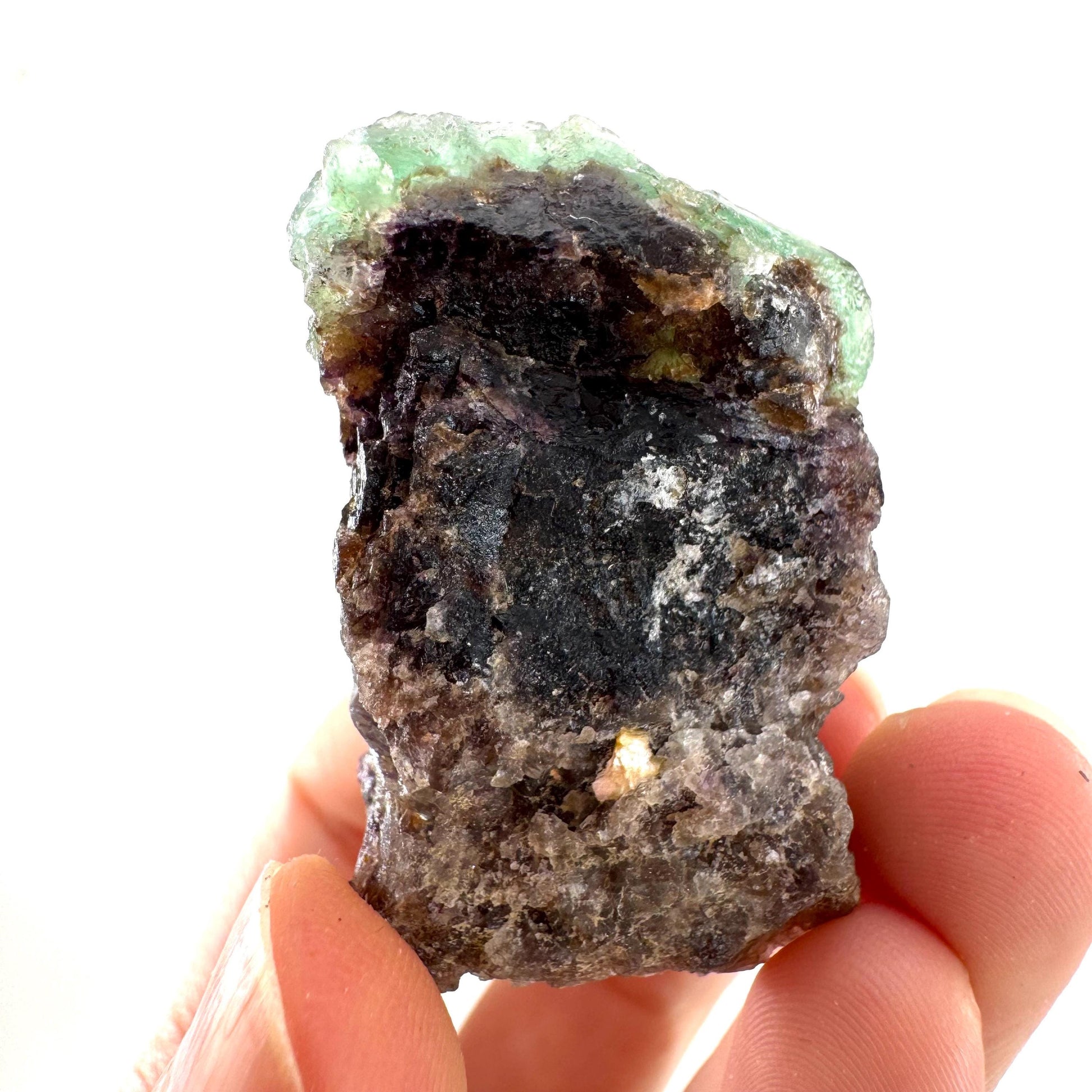 Okorusu Fluorite | green crystal cluster, mineral specimen from Namibia