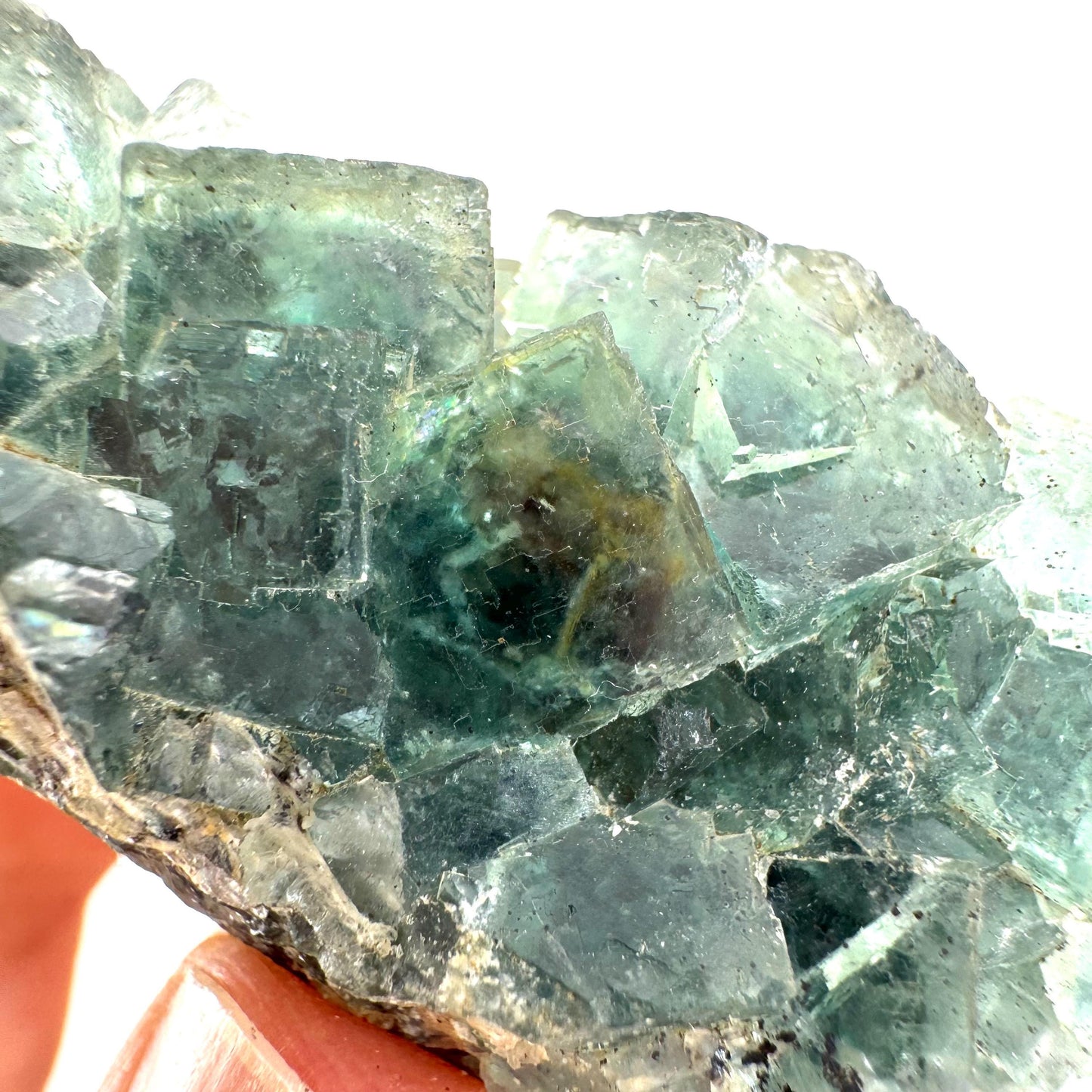Okorusu Fluorite | green crystal cluster, mineral specimen from Namibia