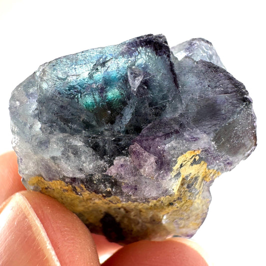 Okorusu Fluorite | blue crystal cluster, mineral specimen from Namibia