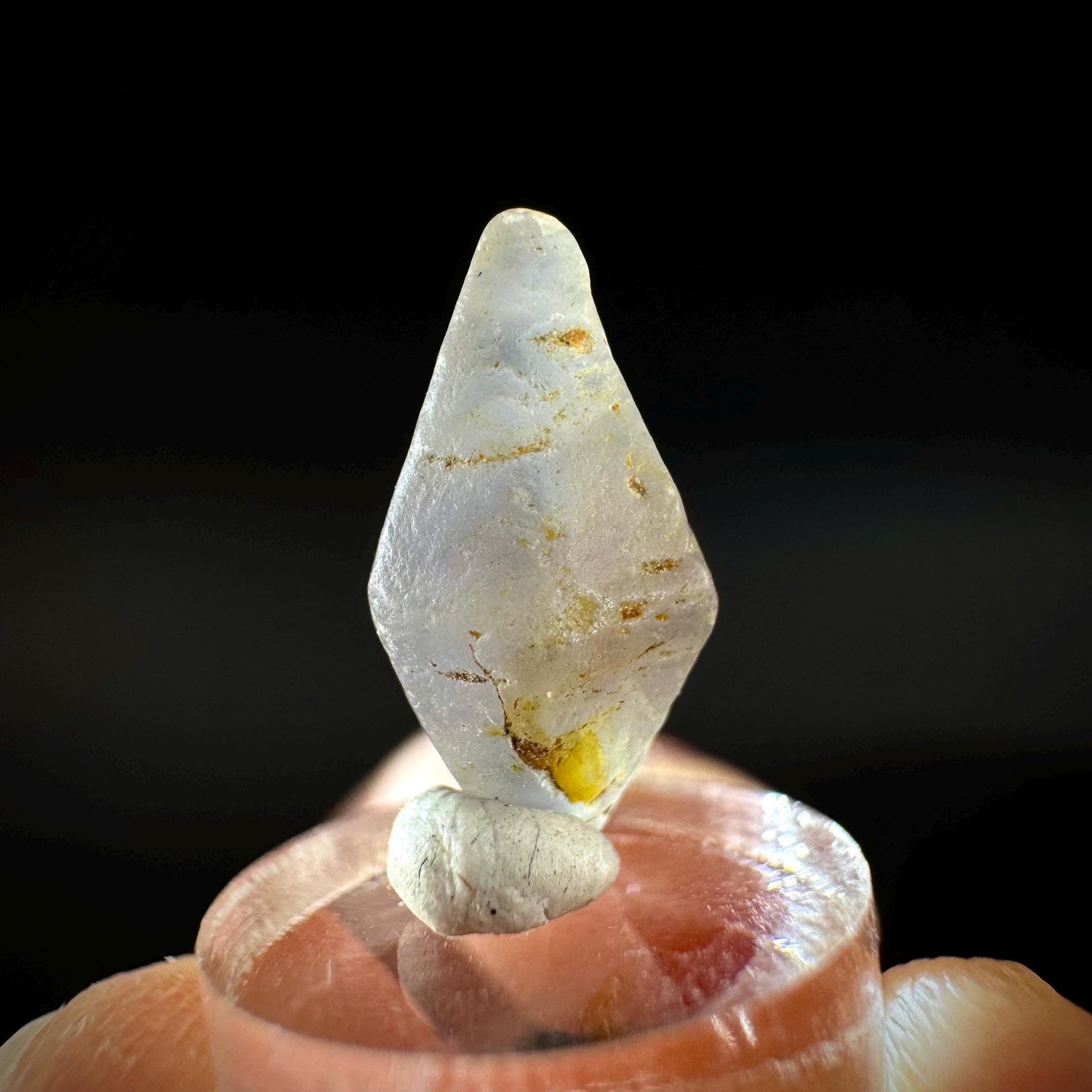 Ceylon Sapphire | natural uncut raw sapphire crystal, mineral specimen from Sri Lanka