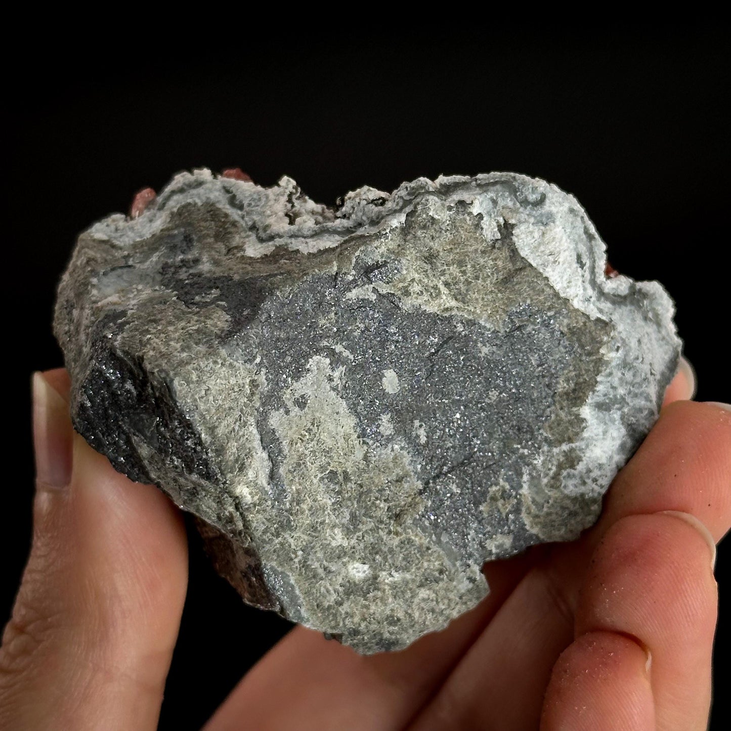 Rhodochrosite on Matrix | natural rhodochrosite crystal, rare mineral specimen from Peru