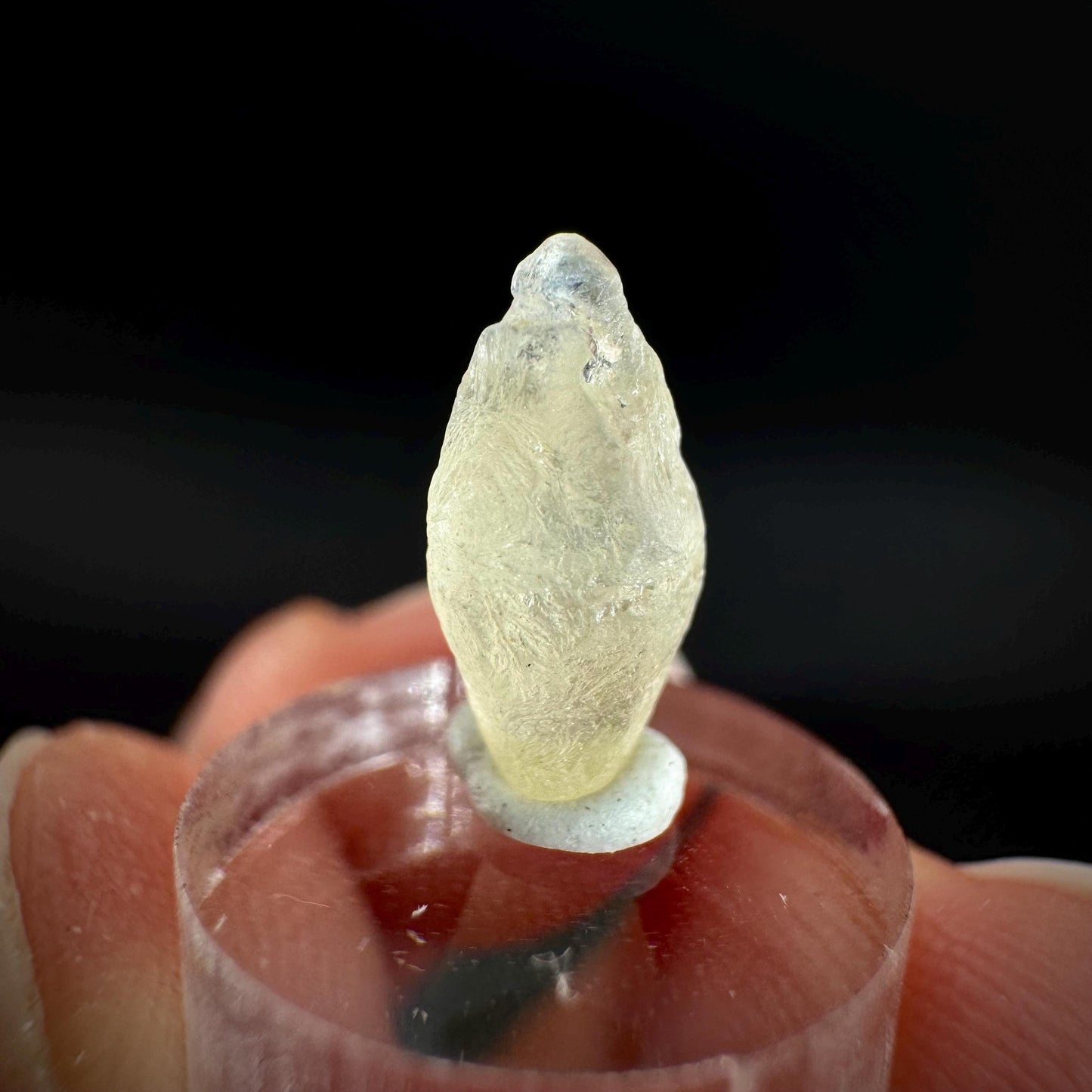 Ceylon Sapphire | natural yellow crystal, uncut raw sapphire, mineral specimen from Sri Lanka