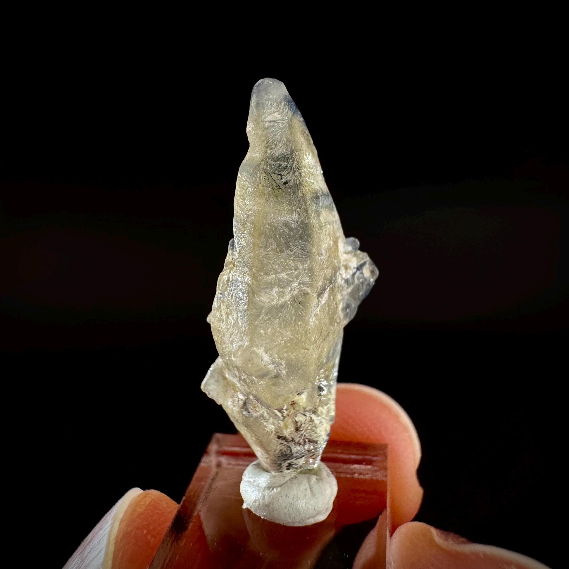 Ceylon Sapphire | natural bi-color blue crystal, uncut raw sapphire, mineral specimen from Sri Lanka