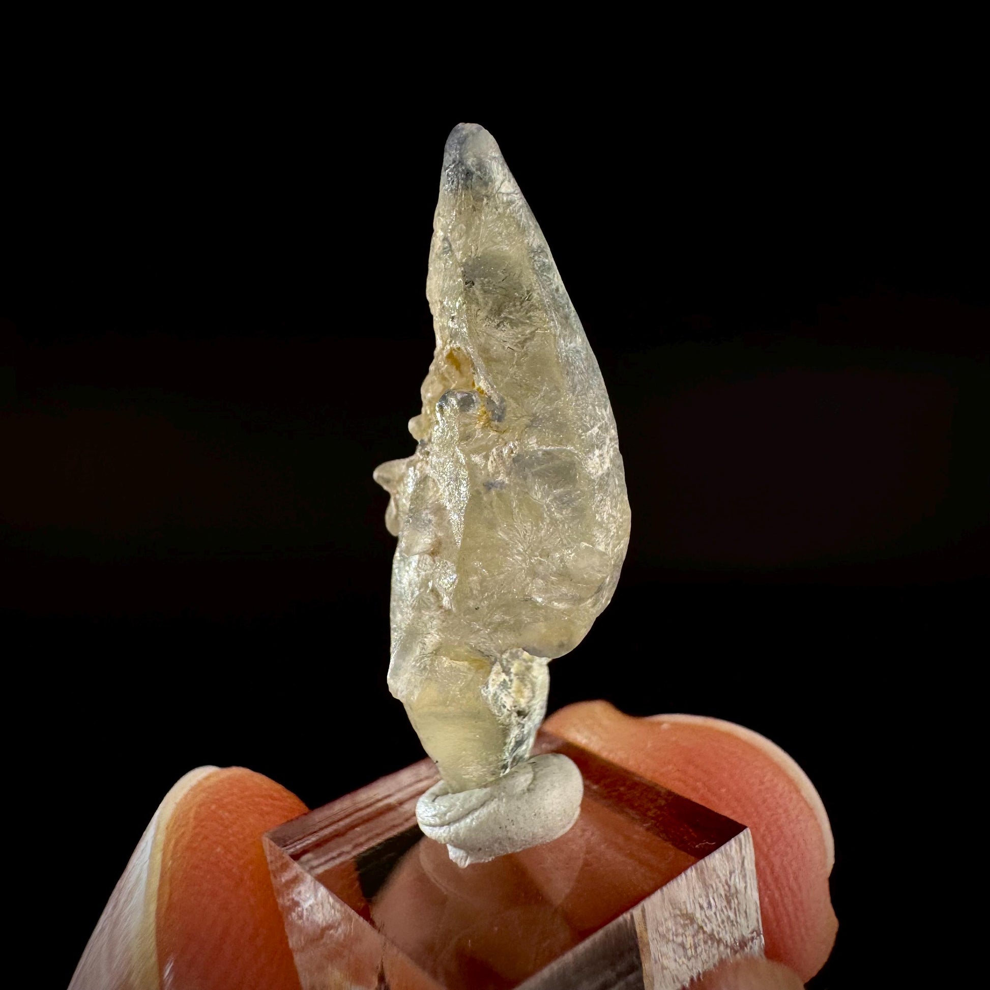 Ceylon Sapphire | natural bi-color blue crystal, uncut raw sapphire, mineral specimen from Sri Lanka