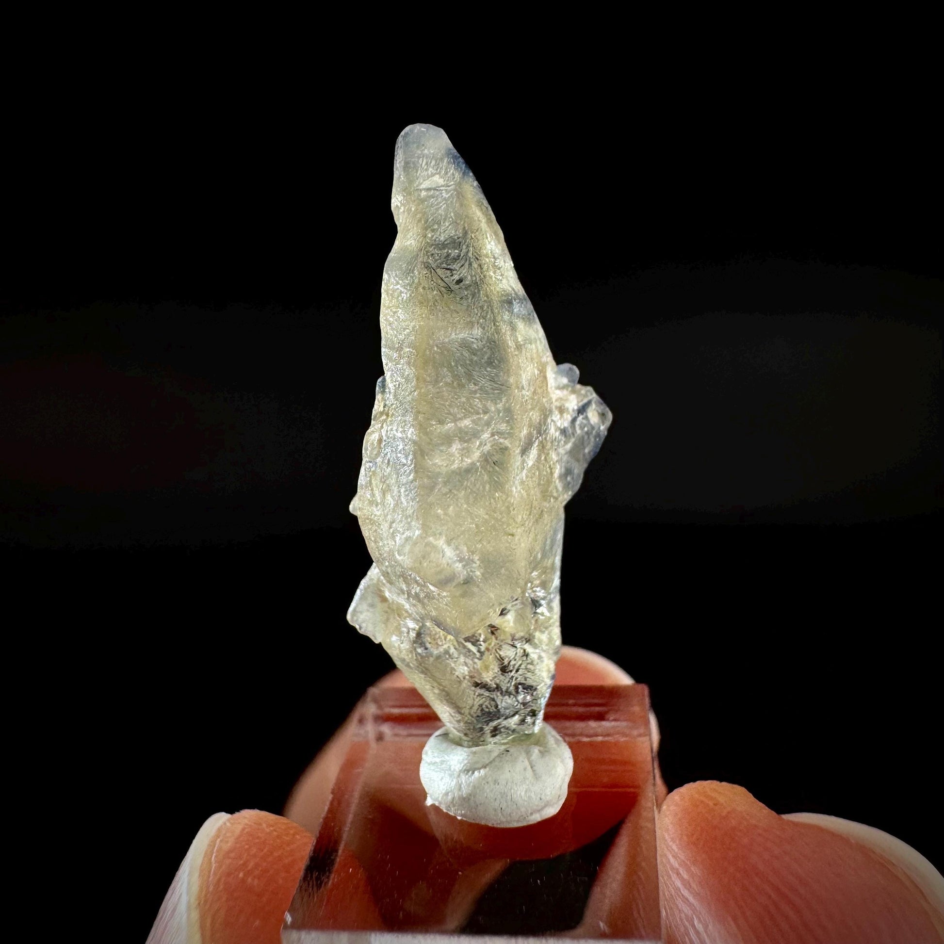 Ceylon Sapphire | natural bi-color blue crystal, uncut raw sapphire, mineral specimen from Sri Lanka