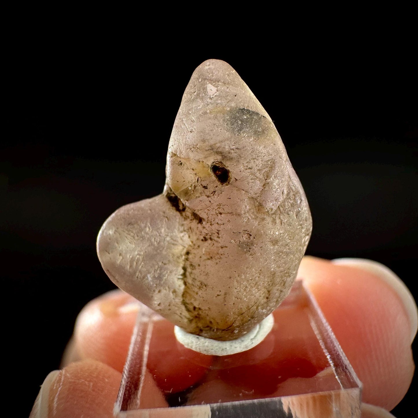 Ceylon Sapphire | natural lilac crystal, uncut raw sapphire, mineral specimen from Sri Lanka